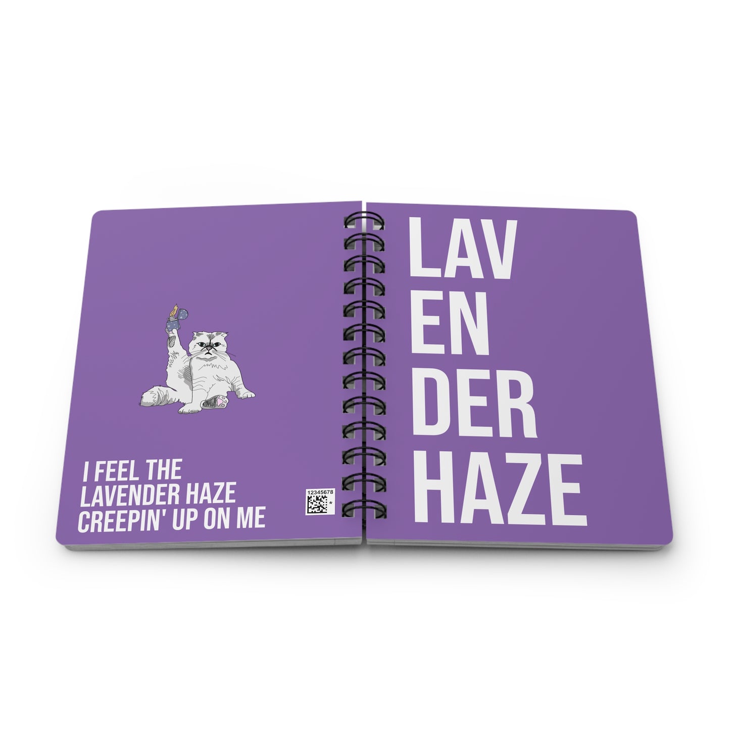 Spral Notebook and Journal Purple Lavender Haze