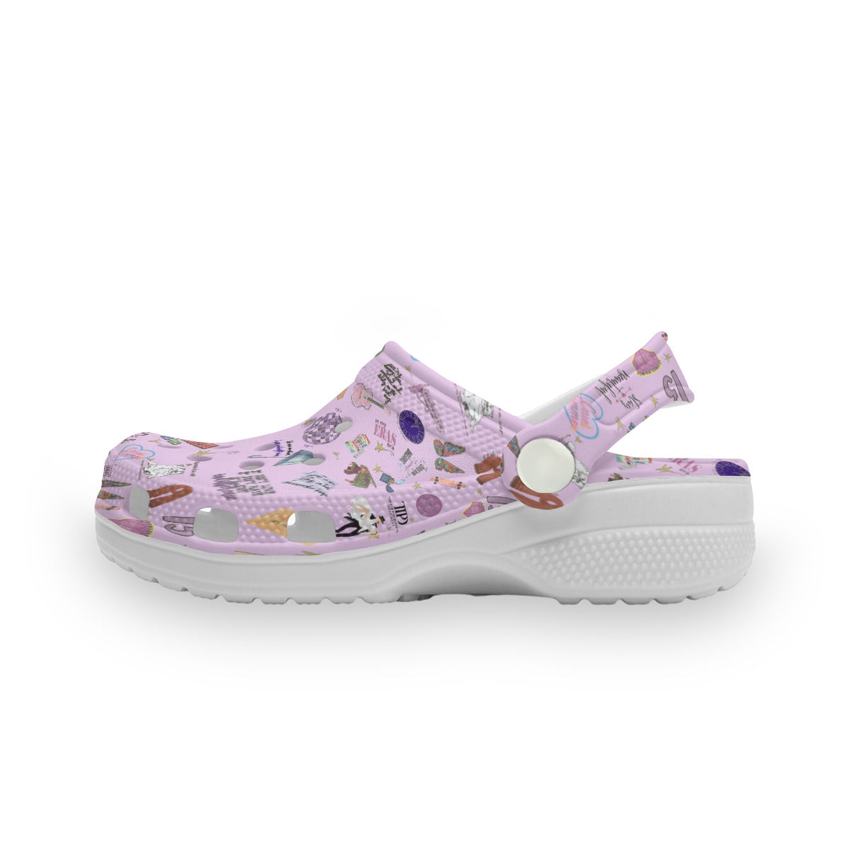 Little Kids / Youth Foam Clogs in Trendy All Over Print