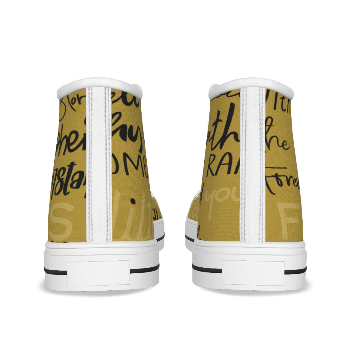 All Over Print Women's Canvas High Top Sneakers