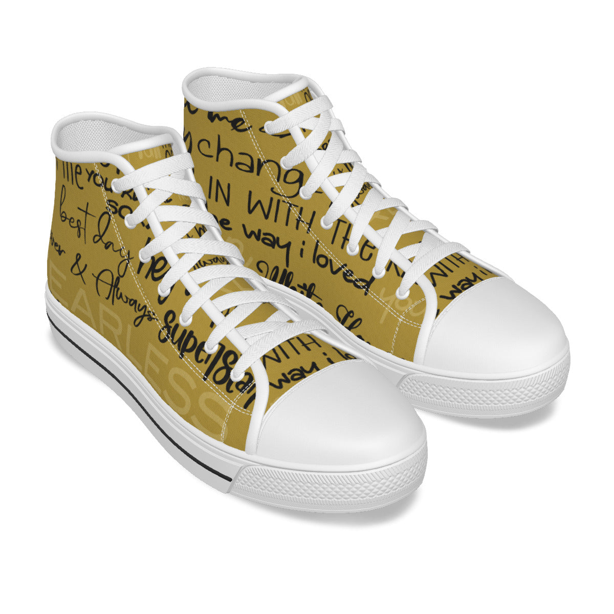 All Over Print Women's Canvas High Top Sneakers