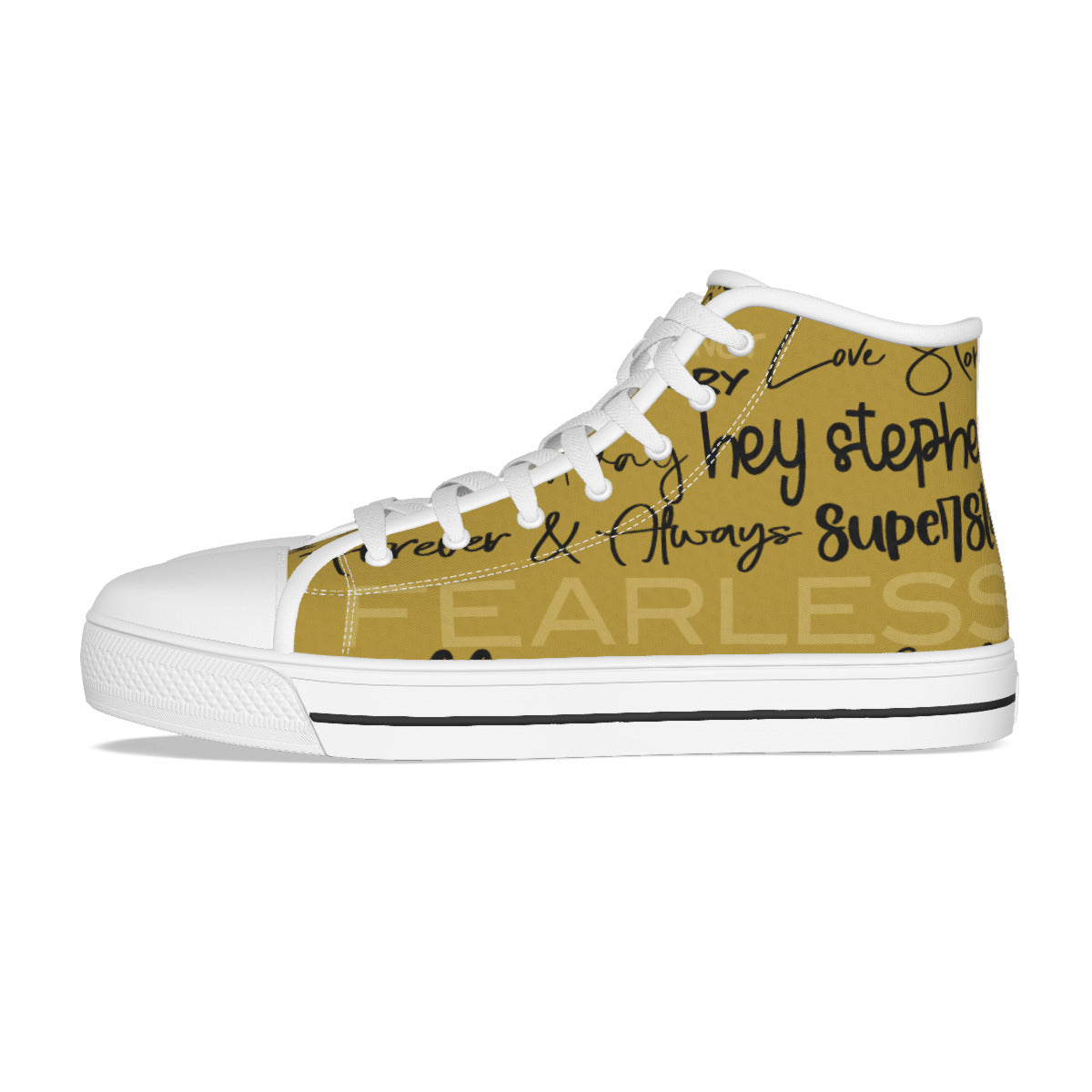 All Over Print Women's Canvas High Top Sneakers