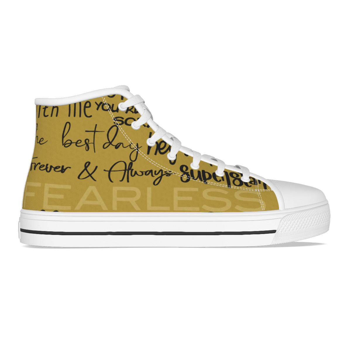 All Over Print Women's Canvas High Top Sneakers