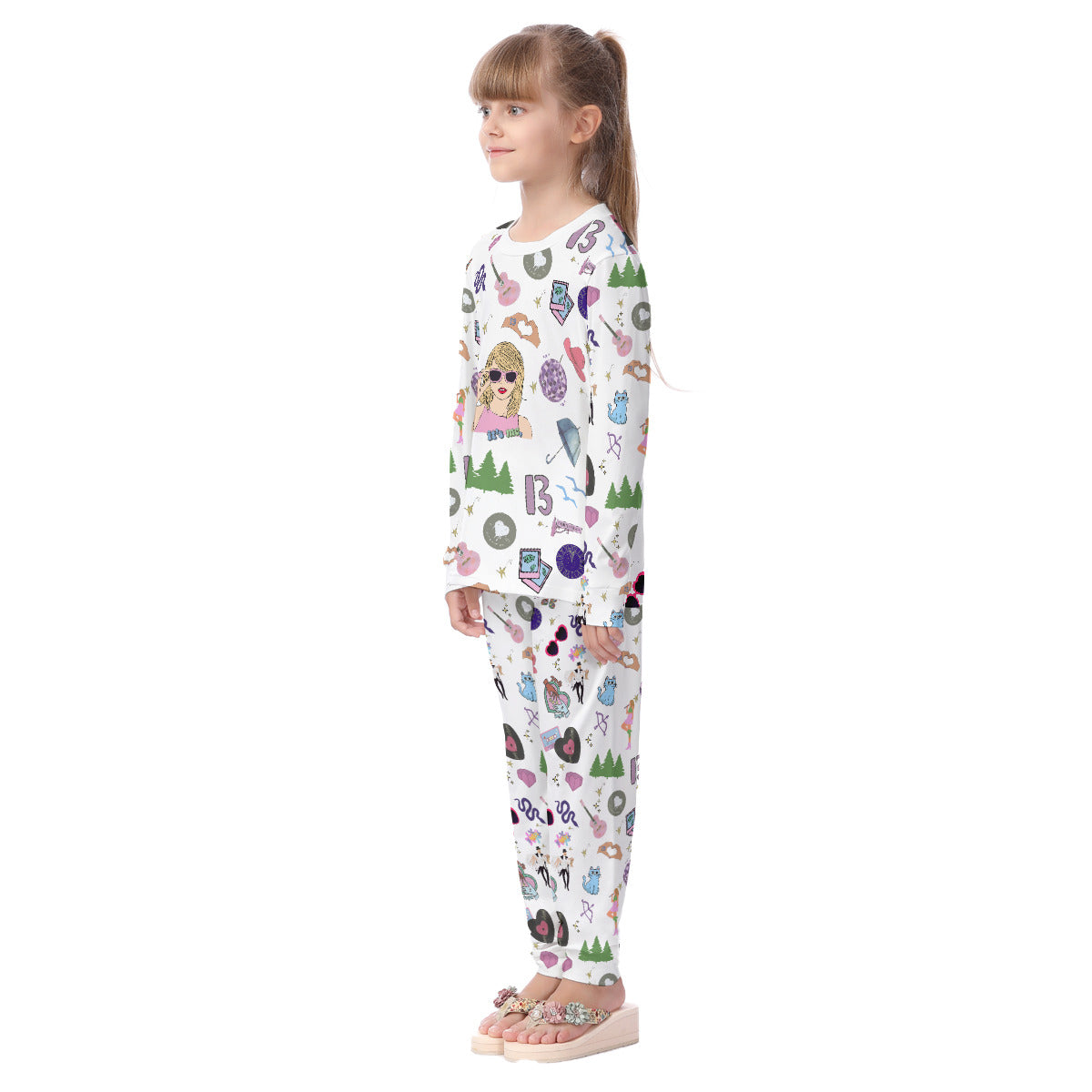 All-Over Print Kid's Pajamas Set