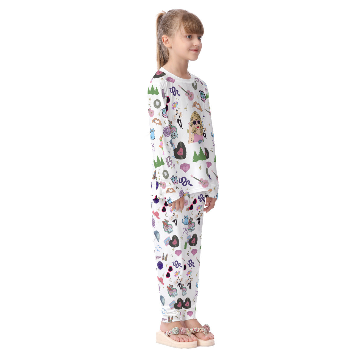 All-Over Print Kid's Pajamas Set