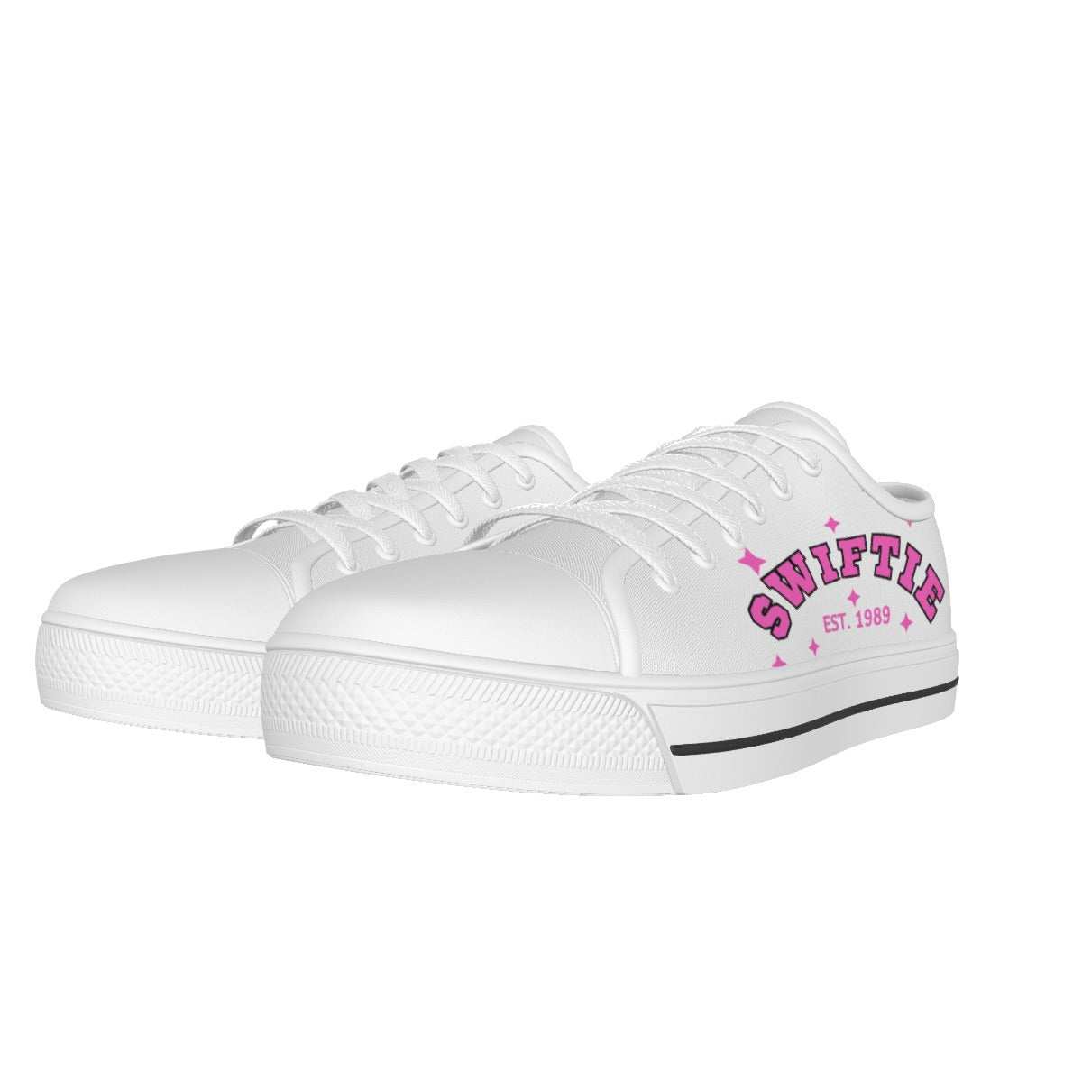 Swifties Women and Youth White Sole Canvas Sneakers