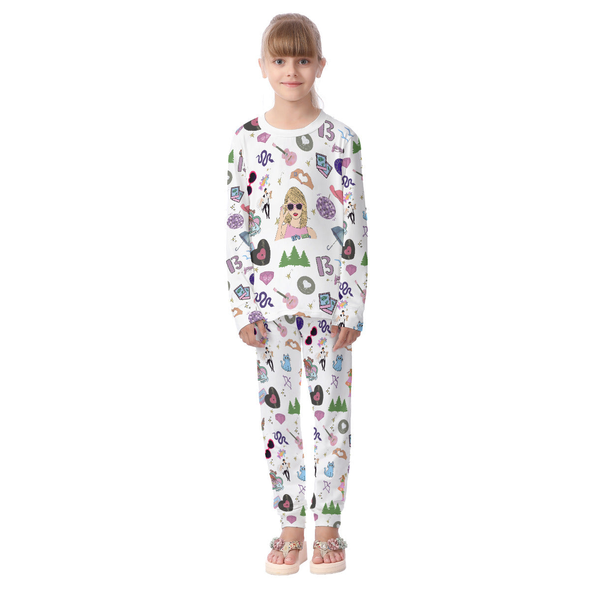 All-Over Print Kid's Pajamas Set