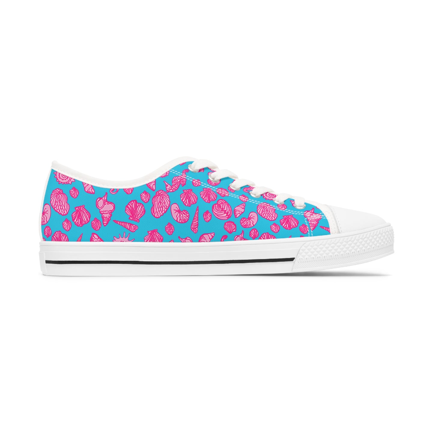 Womens and Youth Low Top Sneakers with All Over Print inspired by Coastal Life