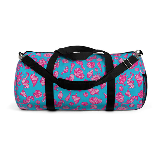 Cute Duffel Bag with All Over Print Inspired by Coastal Lilly