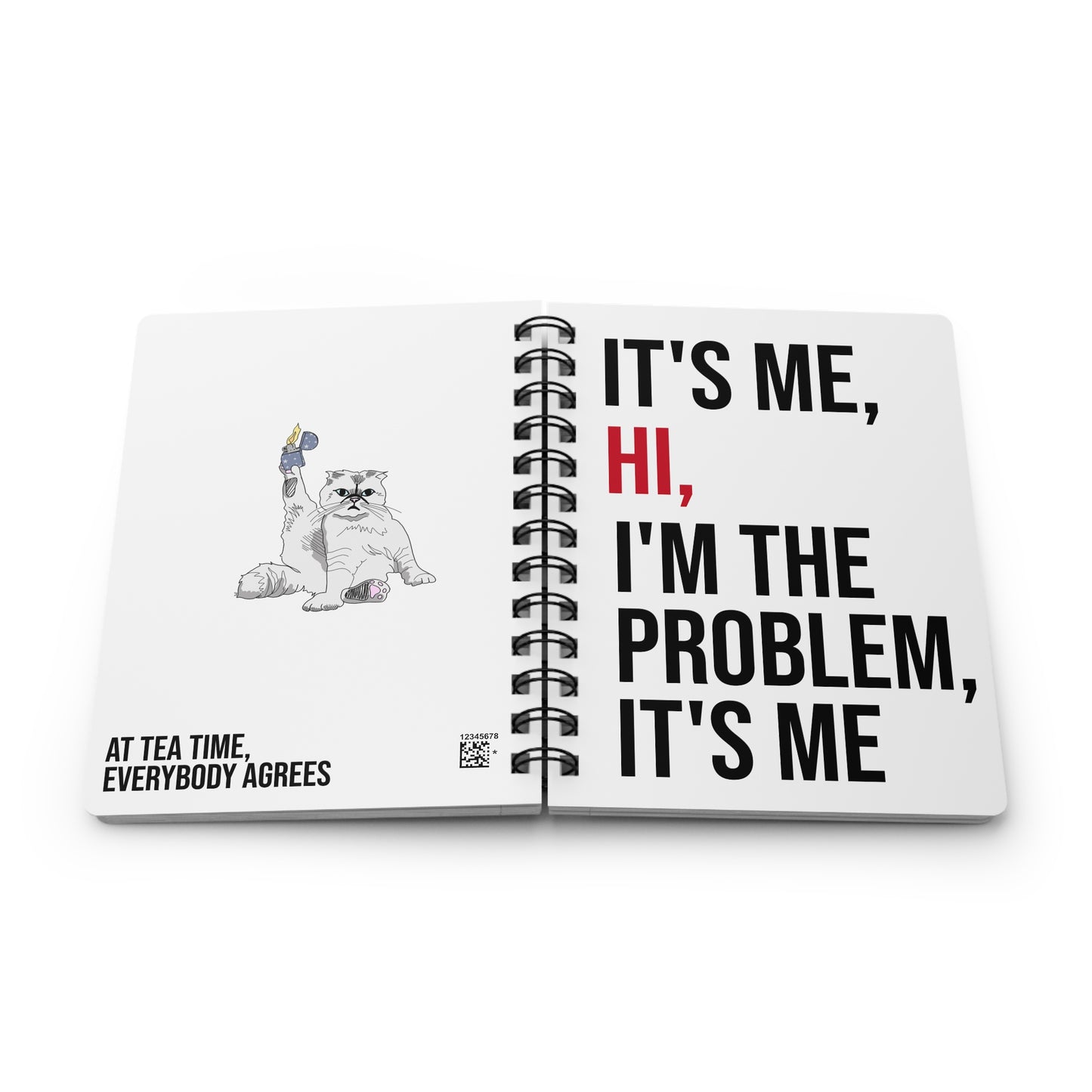 Swiftie Spiral Notebook and Journal I'm The Problem