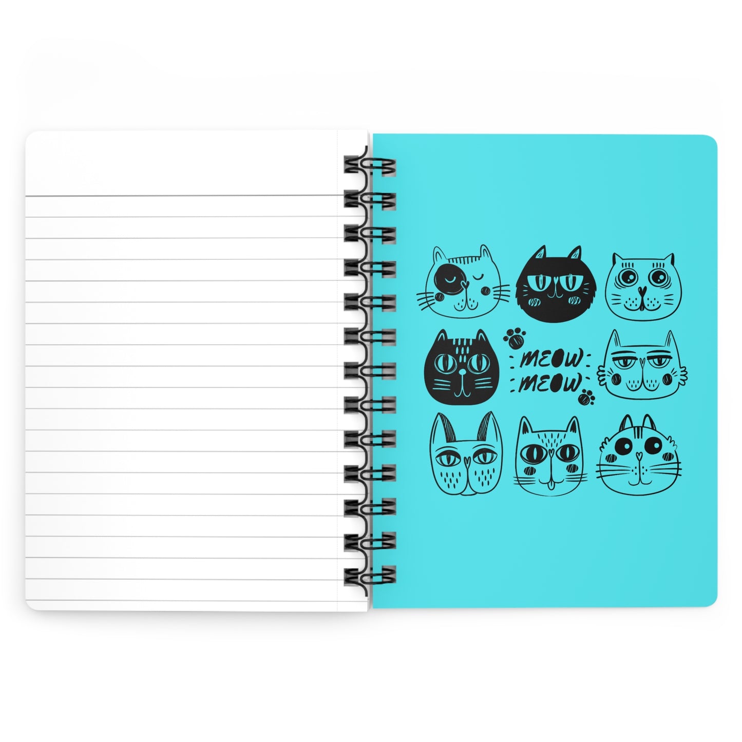 Spiral Notebook little book of pointless notes and cat doodles Perfect Funny Gift